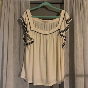 LOFT Flutter Sleeved Tunic